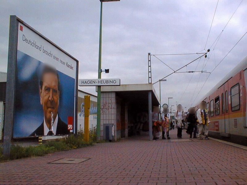 S-Bf Heubing, Bstg.,Gleis 2, 1. Sto.