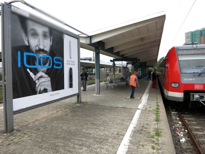 S-Bf Bad Homburg, Bstg., Gleis 2 links