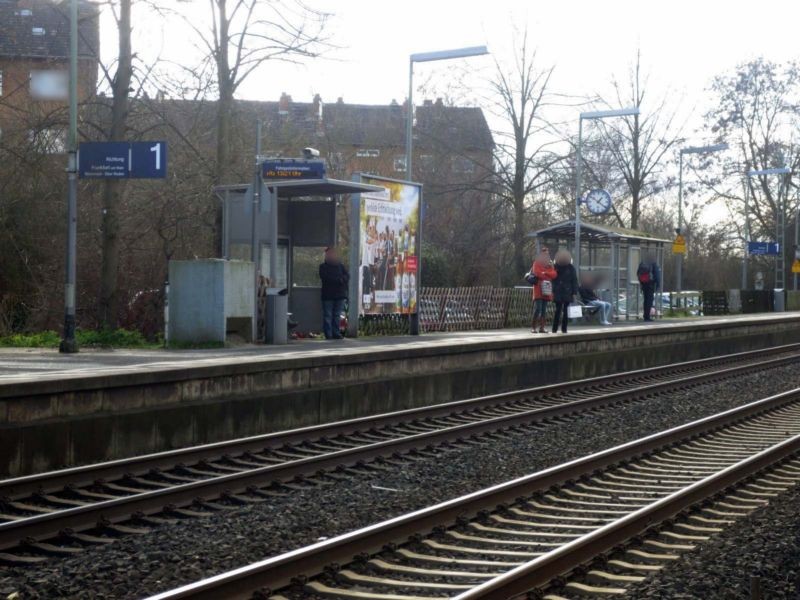 S-Bf Eddersheim,Bstg., Gleis 1, Ri.Frankfurt