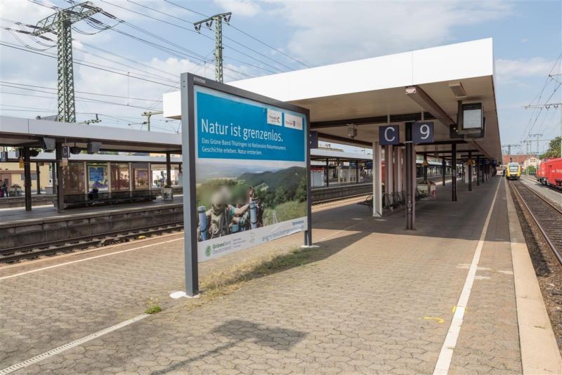 Bf, Bstg., Sicht Gleis 9, Abschnitt C