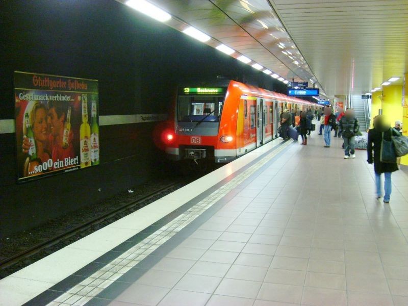 S-Bf Flughafen, tief, HGL 1, 1. Sto.