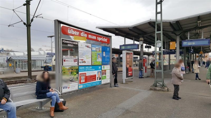 S-Bf Schorndorf, Bstg., Gleis 2, 2. Sto.