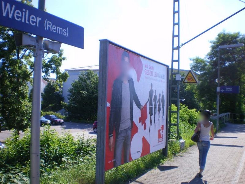 S-Bf Weiler, Bstg.,Gleis 1