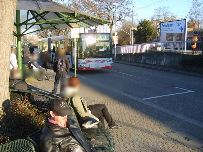 S-Bf Waiblingen,Bstg., Gleis 5,Sicht Vorplatz