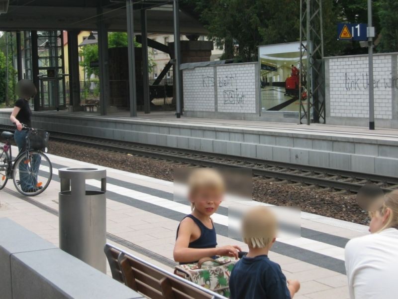 S-Bf Kirchheim, Hausbahnsteig