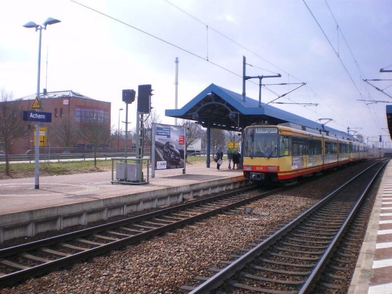 Bf Achern  Bstg. Gleis 1, Si. Bstg.