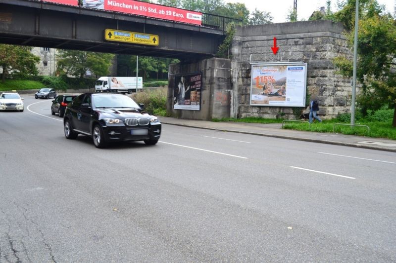 Heidenheimer Str. vor DB-Brücke quer