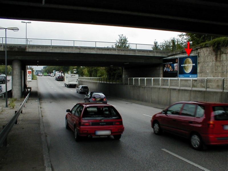 Ingolstädter Str. zw. DB-Brücken saw.