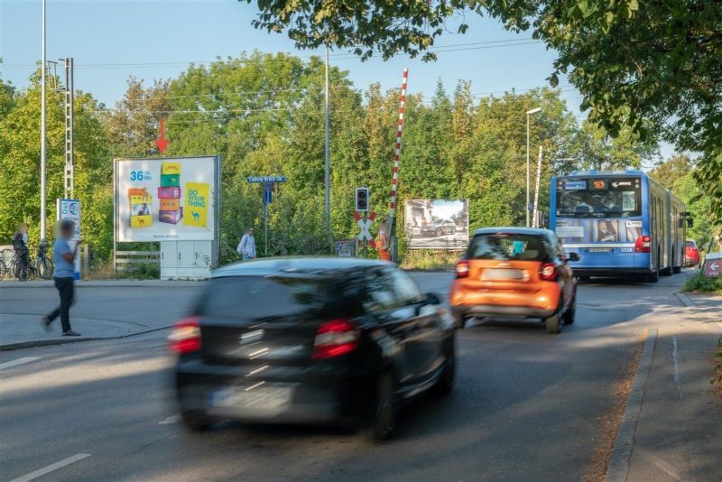 Daglfinger Str, BÜ,Ludwig-Brück-Str,Sicht Vpl.