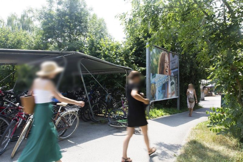 S-Bf Englschalking, Sicht Bahnüberg.