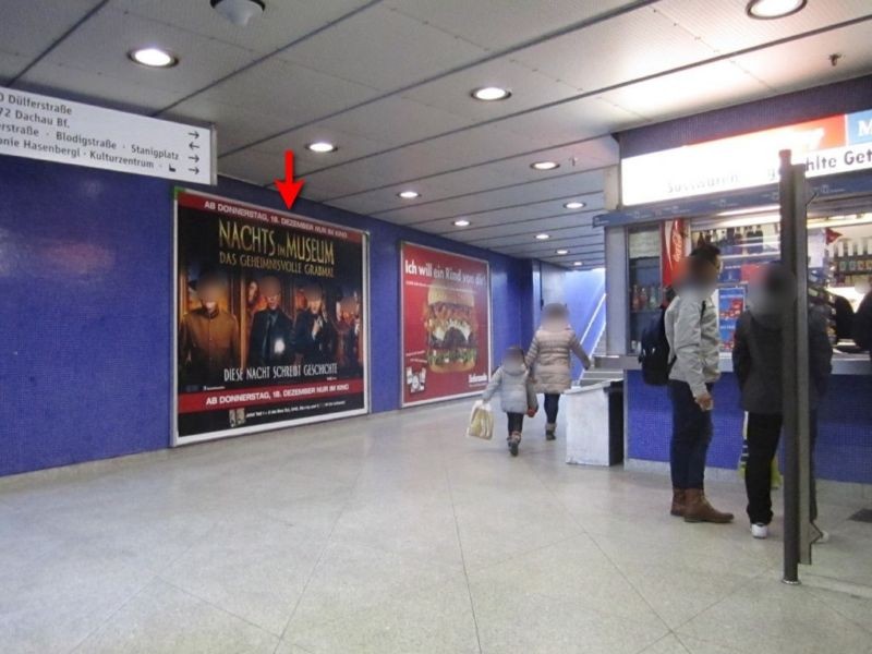 Hasenbergl/Schalterhalle Nh. Kiosk