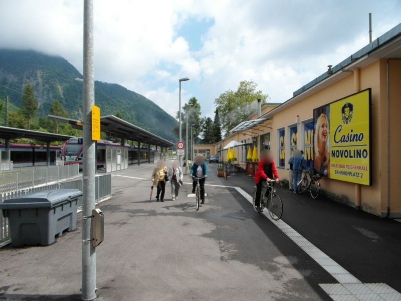 S-Bf Bad Reichenhall, Bstg., Gl. 1, li. nh Posthof