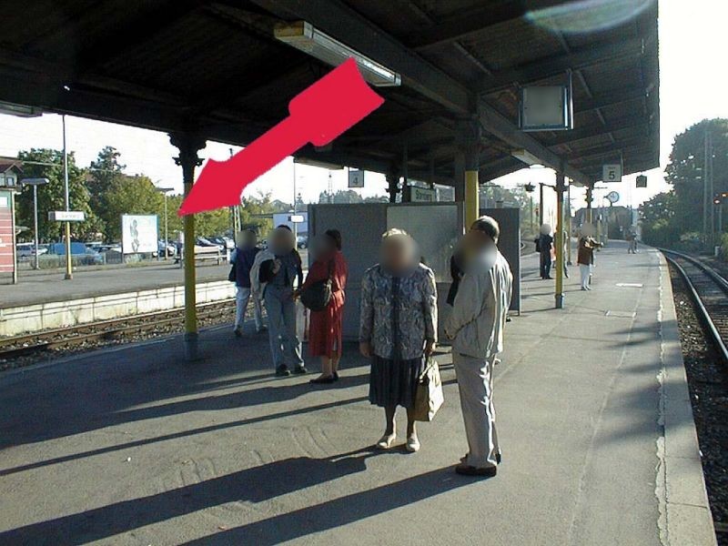 S-Bf Starnberg,Bstg., Gl. 1,neben Fahrradanlage