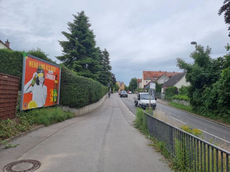 Hirblinger Straße vor Füßgänger-UFG sew.