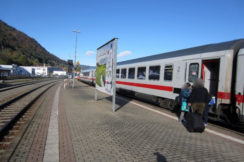 Bf ,Bstig., Gl. 3,  Sicht Gleis 3+4/Nh.Bus-Bf