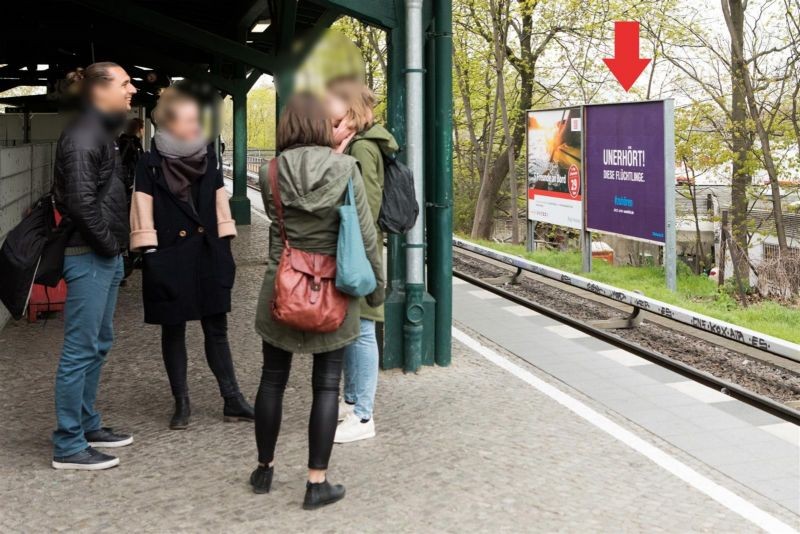 S-Bf Eichborndamm, HGL, Höhe Treppenabgang
