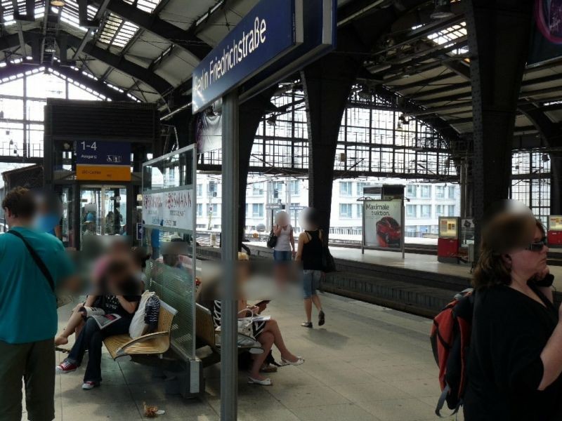 S-Bf Friedrichstr.,Regio-Bstg.,Gl. 4, 1.Sto.,Ost