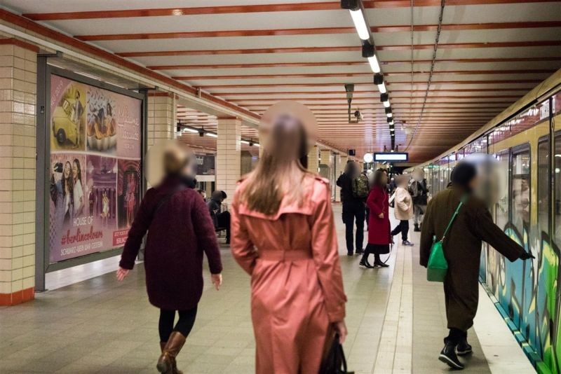 S-Bf Nordbahnhof, Bstg., Gleis 1, 1. Sto.