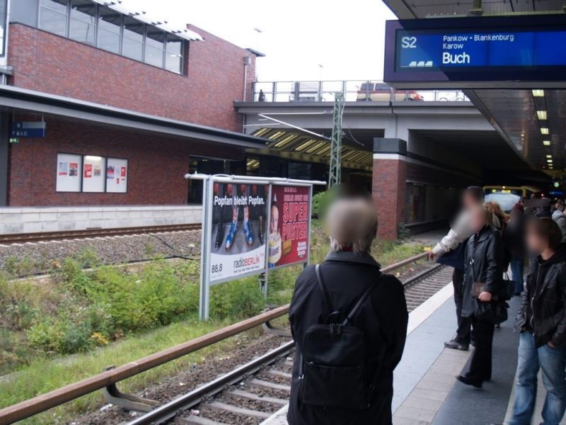 S-Bf Gesundbr., zw. Gl.4/5 HGL, Si. S-Bstg. 3.Sto.