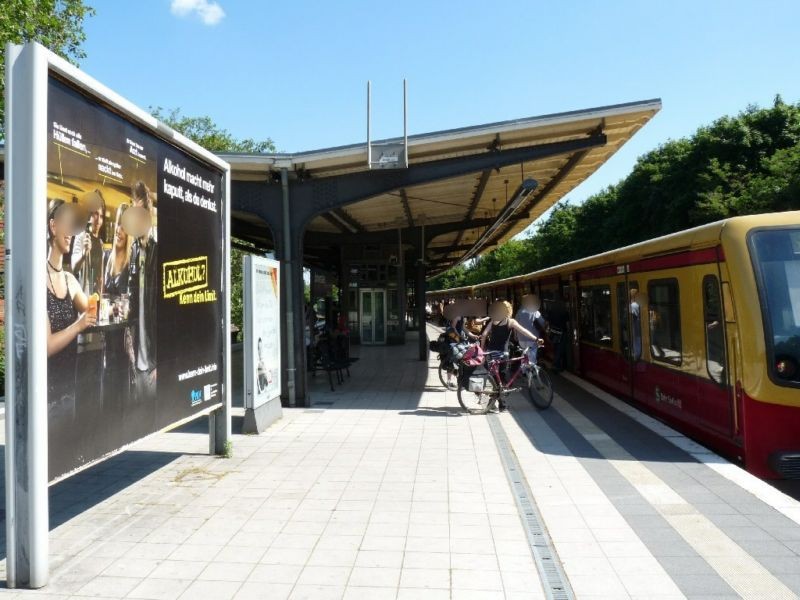 S-Bf Sonnenallee, Bstg., Gl. 2, Ri. Gesundbrunnen