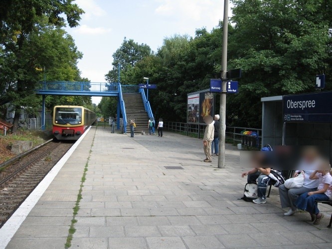 S-Bf Oberspree, Bstg., am Zaun