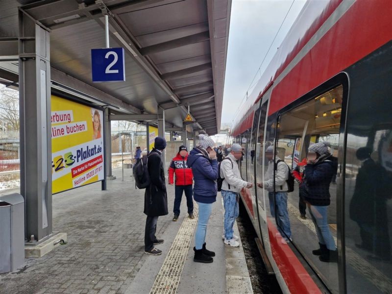 S-Bf Lichtenhagen Ri. Hbf, 1. Sto.