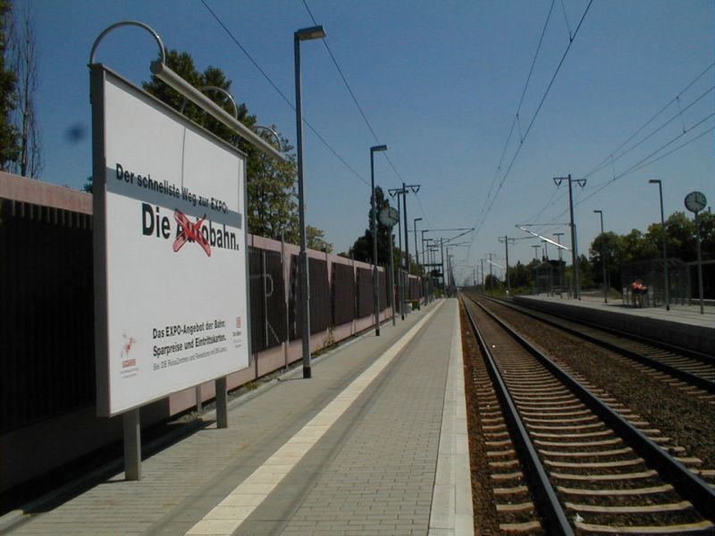 S-Bf Paunsdorf, Bstg., Gleis 1