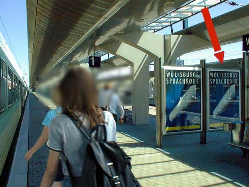 Hbf, Bstg., Gleis 3, Abschnitt G, linke Seite