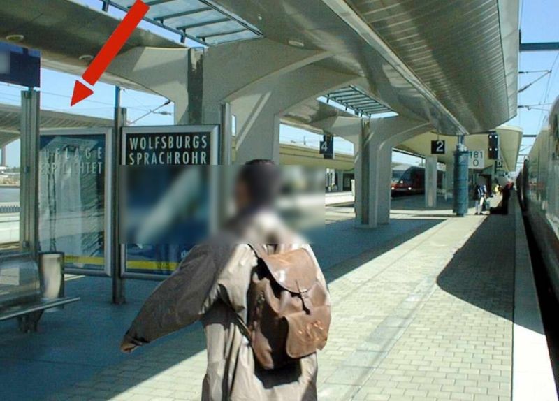 Hbf, Bstg., Gleis 4, Abschnitt E, rechte Seite