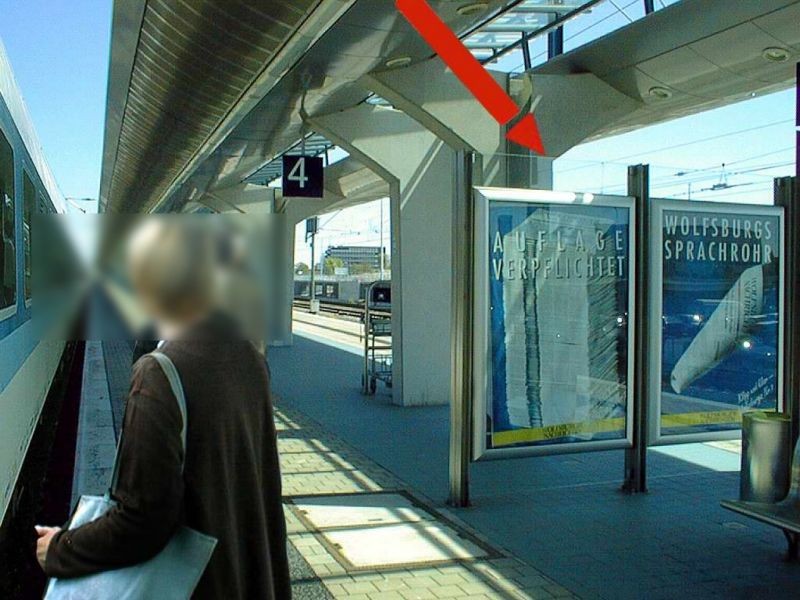 Hbf, Bstg., Gleis 4, Abschnitt G, rechte Seite
