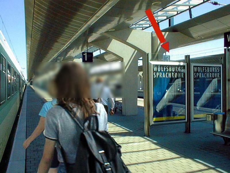 Hbf, Bstg., Gleis 1, Abschnitt G, rechte Seite