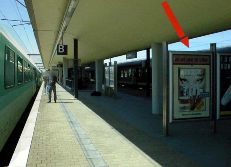 Hbf, Bstg., Gleis 5, Abschnitt B, rechte Seite