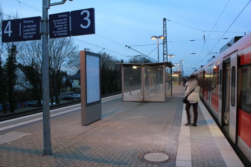 S-Bf Eller-Süd, Bstg., Gl. 3,1. Sto.