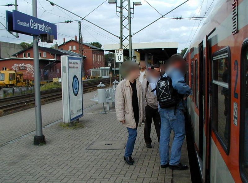 S-Bf Gerresheim,Bstg., Gleis 2