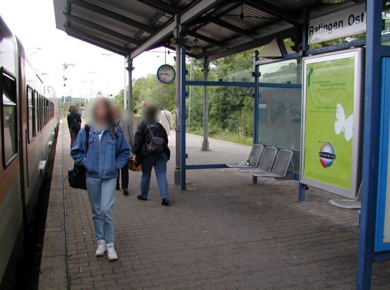 S-Bf Ratingen Ost, Bstg., Gleis 2, 1. Sto.