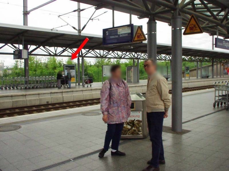 Flughafen Fernbf, Bstg., Gleis 6, 1. Sto.