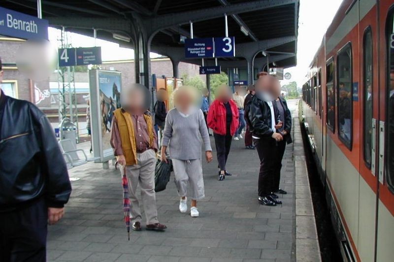 S-Bf Benrath, Bstg., Gleis 3, 2. Sto.