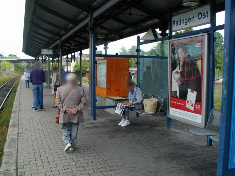 S-Bf Ratingen Ost, Bstg., Gleis 1, 1. Sto.