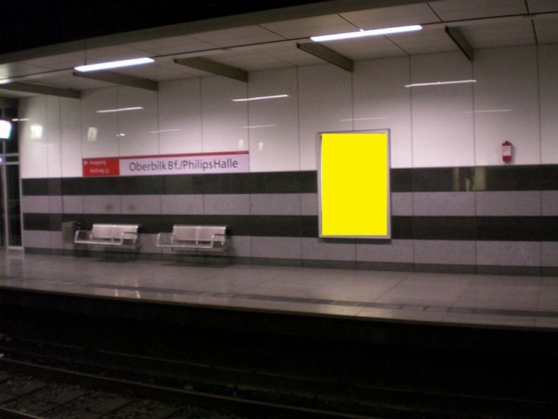 U-Bf Oberbilk, Bstg., Ri. Holthausen, links