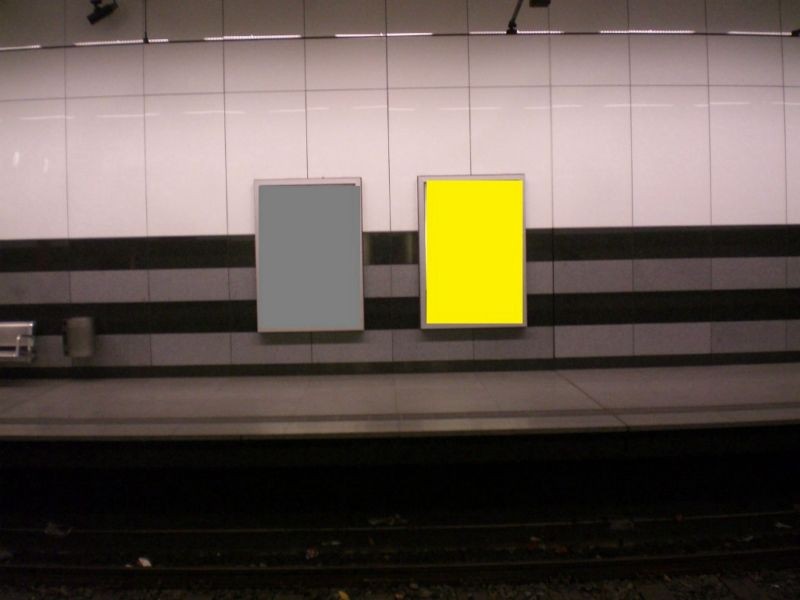 U-Bf Ellerstr., Bstg., Ri. Holthausen, rechts