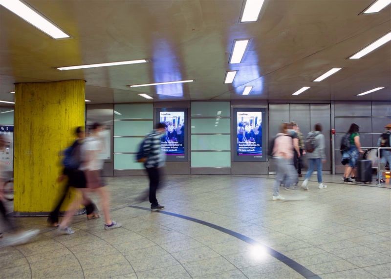 U-Bf Hbf, VTE, Ri. U-Bahn re. Sto 2, KAW