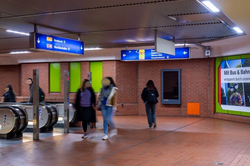 U-Bf Stadtgarten,E.-1 Ost,Ri.Hombruch/Westfalenh.