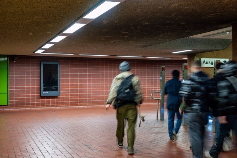 U-Bf Kampstr.,Ebene-2, Fahrtri.Stadtgarten,Sto1-01