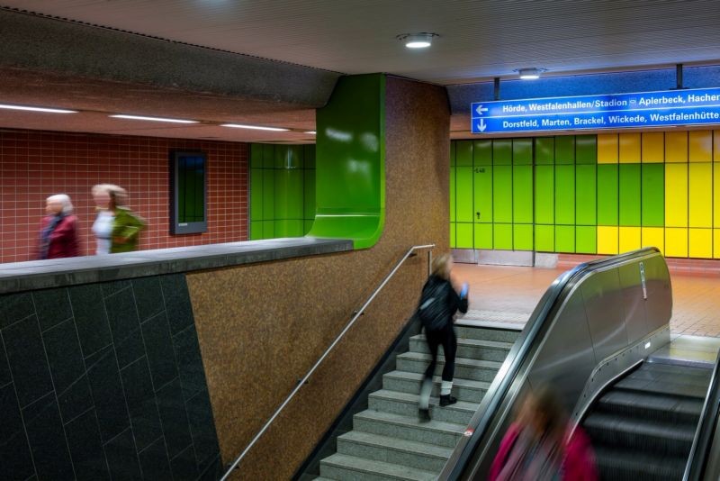 U-Bf Kampstraße, E -2, Fahrtri.Stadtgarten, Sto.2