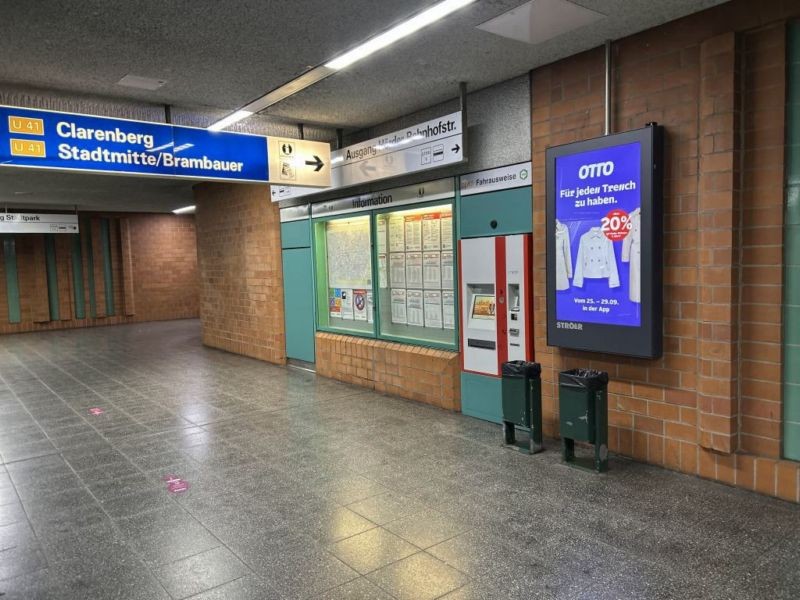 U-Bf Hörde, VTE Nord, re. neb. Ticketautomat