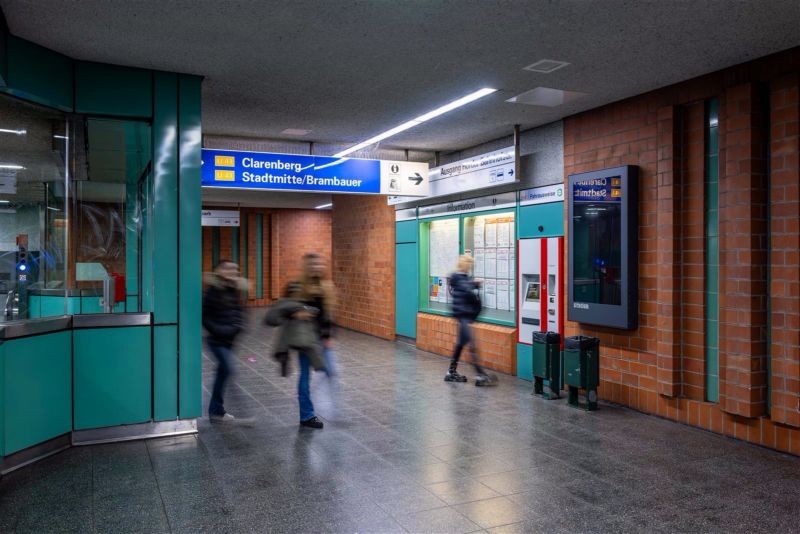 U-Bf Hörde, VTE Süd, re. v. Zugang Ri. Clarenberg