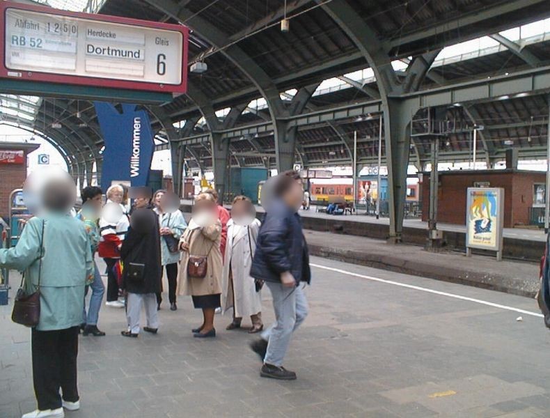 Hbf, Gepäckbstg.,Sicht Gleis 6