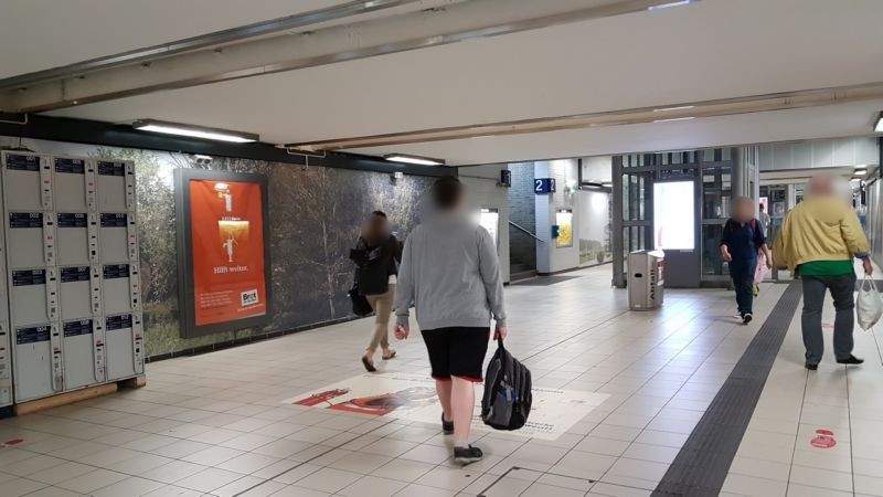 Bf, Personentunnel, Nähe Aufgang Gleis 2/links