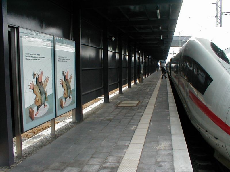 Bf Limburg-Süd, Bstg., Gleis 4, 1. Sto.