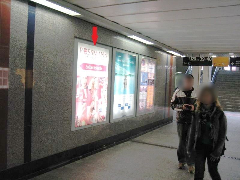 Hbf, Bstg.-Ufg. Ri. Zollamtstr. re., 1.Sto. li.